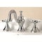 Kingston Brass KC7161BEX 8" Widespread Bathroom Faucet, Polished Chrome KC7161BEX - alternate 4